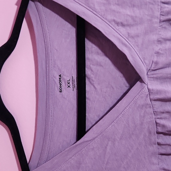 Sonoma XXL EUC Purple Tiered tee - Picture 2 of 5